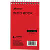 TOP25093 - Topbound Memo Notebook, 50 Sheets, Wire Bound, 3" x 5" Sheet Size, White Paper, Assorted Pressboard Cover, Mediumweight, Rigid, 1 Each