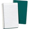 OXF25400 - Oxford Narrow Rule Recycled Wirebound Notebook, 80 Sheets, Wire Bound, 5" x 8" Sheet Size, White Paper, Green Kraft Cover