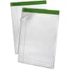 TOP40102 - Earthwise Recycled Writing Pads, 40 Sheets, Both Side Ruling Surface, 0.34" Ruled, Ruled Margin, 20 lb Basis Weight, 8 1/2" x 11 3/4" Sheet Size, White Paper