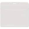 AVT75603 - PVC-Free Horizontal Badge Holder, Support 4" x 3" Media, Horizontal, Polypropylene, Clear, 50 / Pack