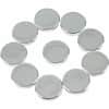 BVCIM130809 - Planning Board Magnets, 1" Diameter, Round, 10 / Pack, Silver