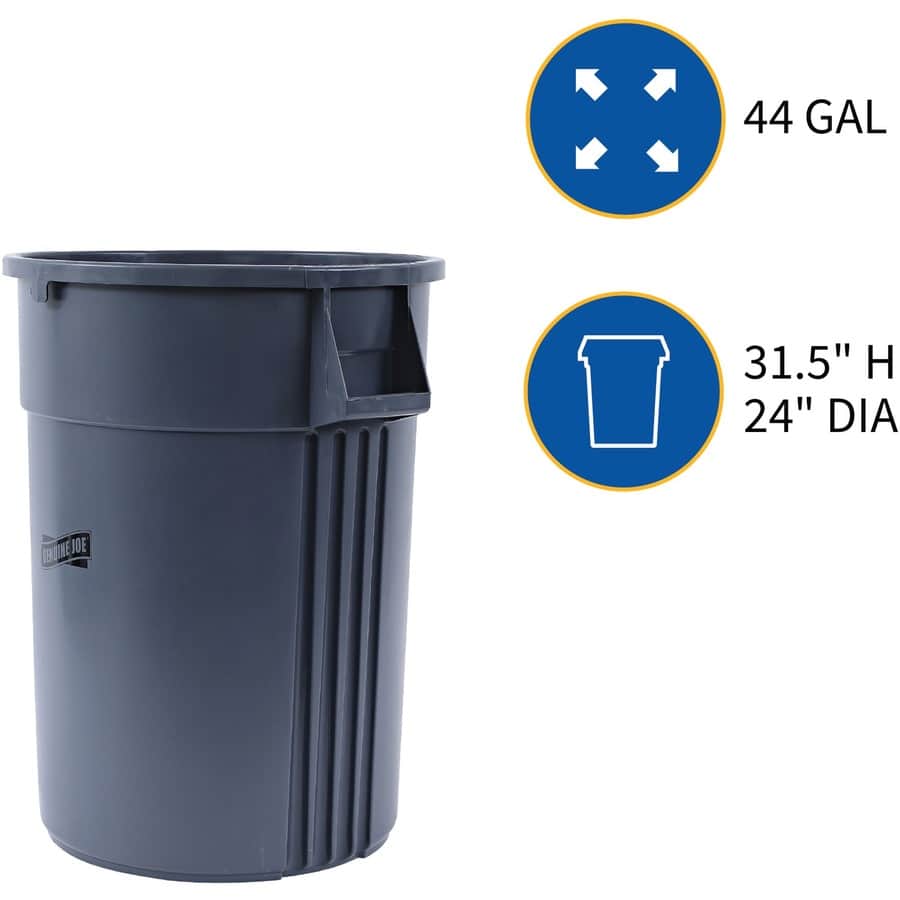 44-gallon Heavy-duty Trash Container by Genuine Joe GJO11581