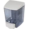 IMP9330 - Soap Dispenser, Manual, 30 fl oz Capacity, Clear, White, 1 Each