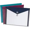 PFX90016 - ViewFront Poly Envelopes, Booklet, A4, 12 1/2" Width, Assorted, Teal, Burgundy, Poly, Polypropylene, 4 / Pack