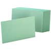 OXF7420GRE - Colored Blank Index Cards, 100 Sheets, Plain, 4" x 6" Sheet Size, Green Paper, Durable, 100 / Pack