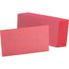 OXF7321CHE - Colored Ruled Index Cards, 100 Sheets, Front Ruling Surface, Index Card, 3" x 5" Sheet Size, Cherry Paper, Durable, 100 / Pack
