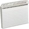 OXF40282 - Spiral Bound Ruled Index Cards, 50 Sheets, Front Ruling Surface, Index Card, 5" x 3" Sheet Size, White Paper, Perforated, 1 Each