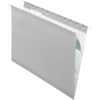 PFX415215GRA - 1/5 Tab Cut Letter Recycled Hanging Folder, 8 1/2" x 11", 11 pt., Gray, Reinforced, Perforated, 10% Recycled, 25 / Box