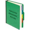 PFXSER1GR - 1/3 Tab Cut Letter Recycled Organizer Folder, 8 1/2" x 11", 400 Sheets Capacity, 2" Expansion, 1" Fastener Capacity, Top Tab Location, 5 Divider(s), Green