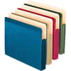 PFX90164 - Letter Recycled File Pocket, 8 1/2" x 11", 700 Sheets Capacity, 3 1/2" Expansion, Blue, Red, Yellow, Green, Reinforced Gusset, Tear Resistant, Laminated, Durable, 60% Fiber Recycled, 4 / Pack