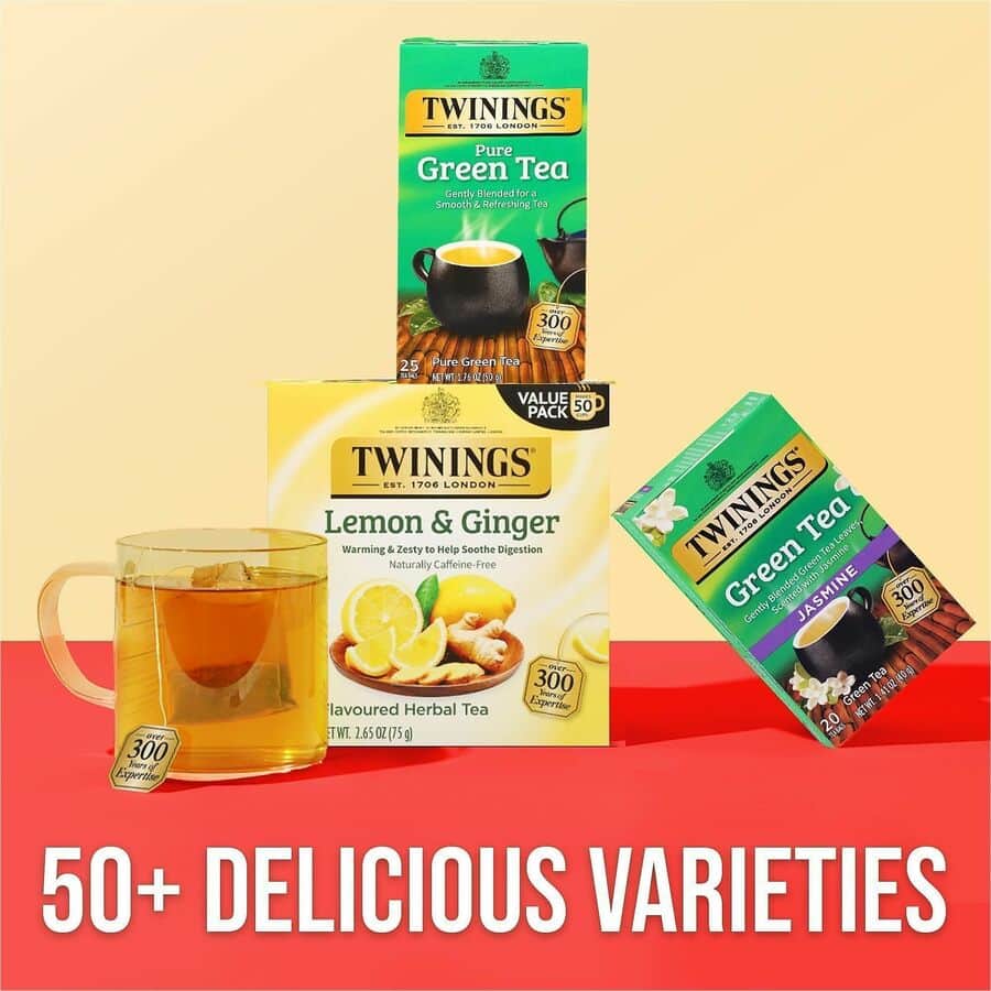 100% Natural Green Tea Bag by TWININGS® TWG09187 | OnTimeSupplies.com