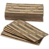 PQP30100 - Flat Coin Wrappers, Total $25 in 25 Coins of $1 Denomination, Heavy Duty, Paper, Dark Gray, 1000 / Box