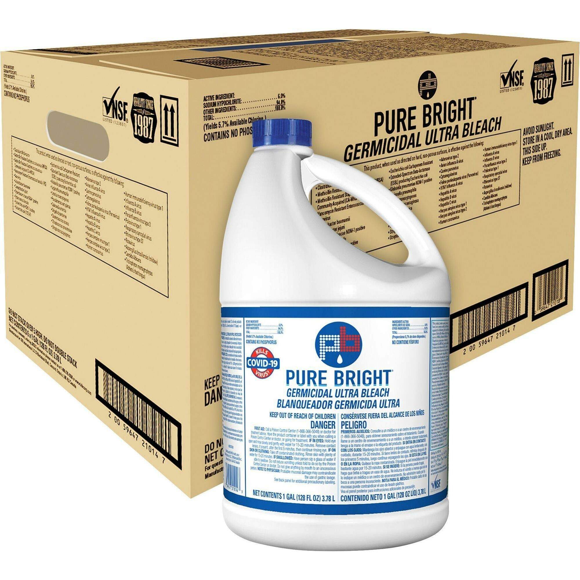 Boardwalk® Ultra Germicidal Bleach — BWK3406 — 6-Pack