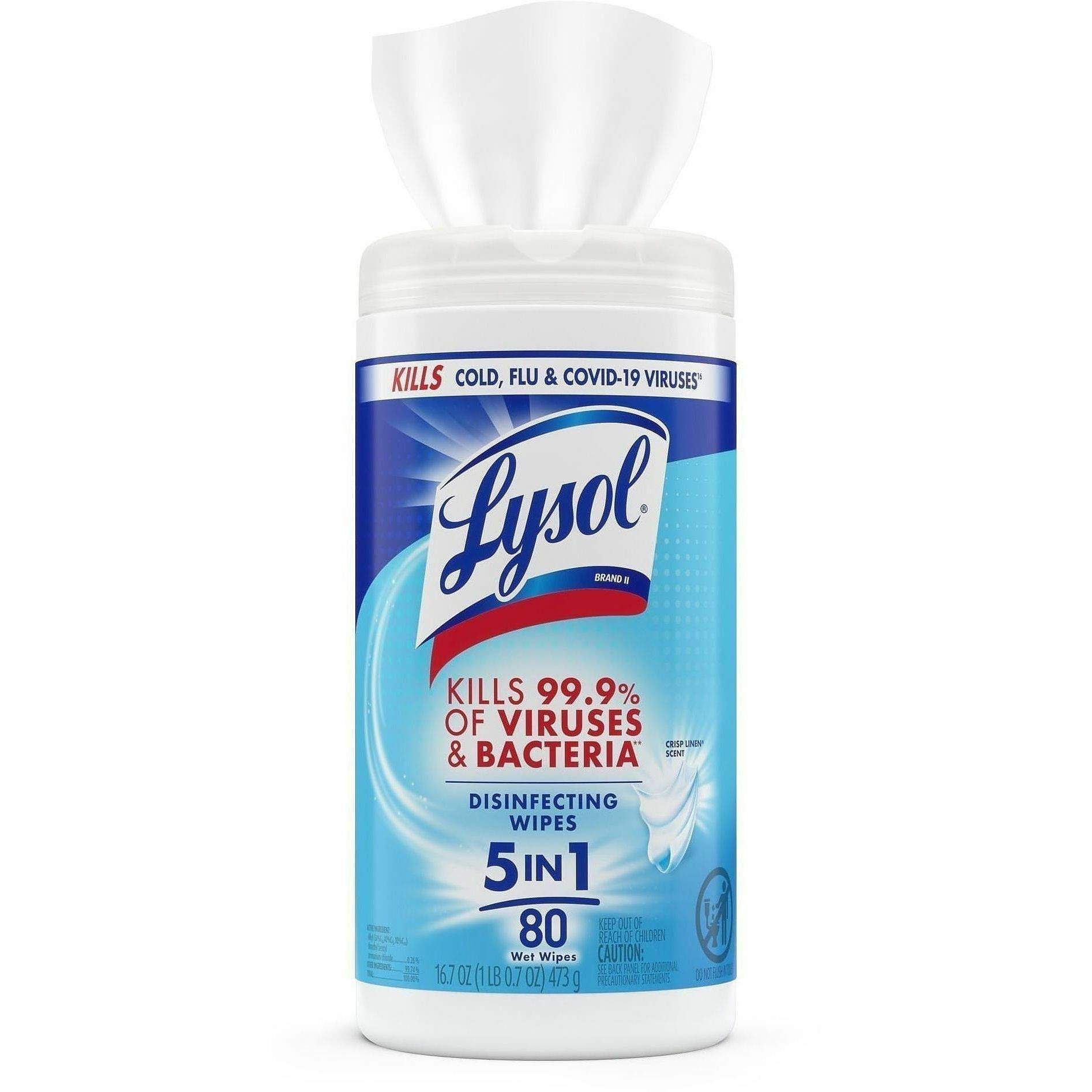 Disinfecting Wipes by Lysol RAC89346 | OnTimeSupplies.com