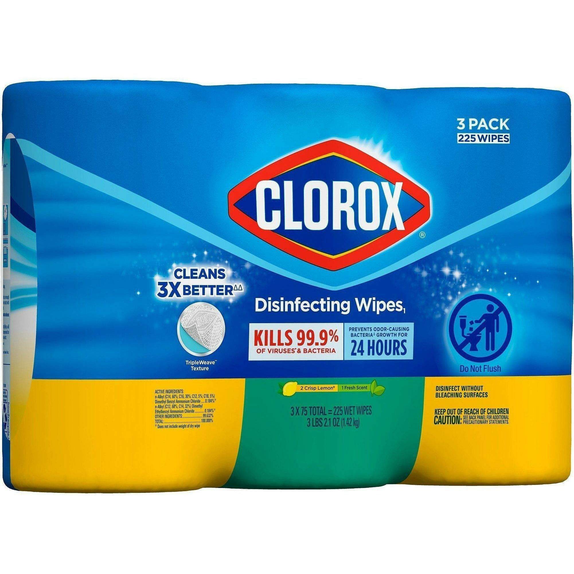 Disinfecting Wipes by Clorox® CLO30208 | OnTimeSupplies.com