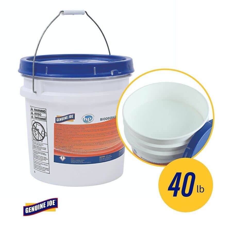 0419クオページ Economical Powdered Laundry Detergent in Pail by Genuine Joe