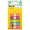 MMM6835CB2 - Flags in On-the-Go Dispenser - Bright Colors, 100 x Assorted, 1/2" Flag/Note Width x 1 3/4" Flag/Note Length, Orange, Purple, Green, Blue, Pink, Removable, 100 / Pack