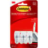 MMM17067ES - Strips 1/2 lb Small Wire Hooks, 8 oz (226.8 g) Capacity, for Utensil, White, 3 / Pack