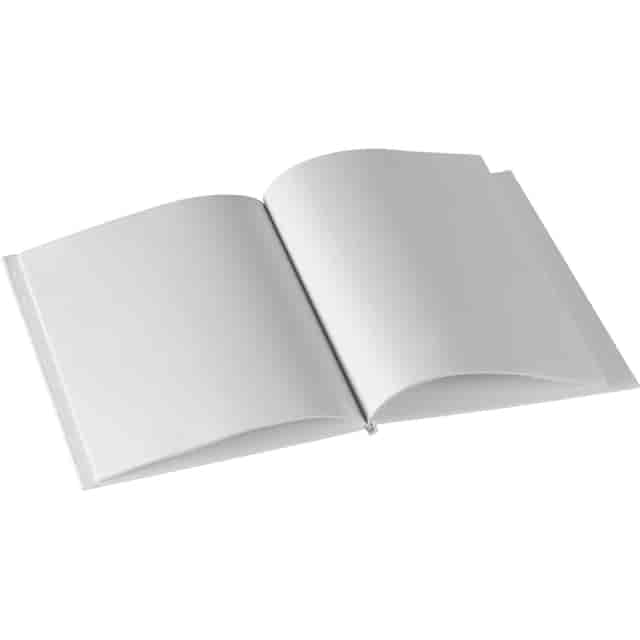 Ashley Hardcover Blank Book - 28 Pages - Plain - 6