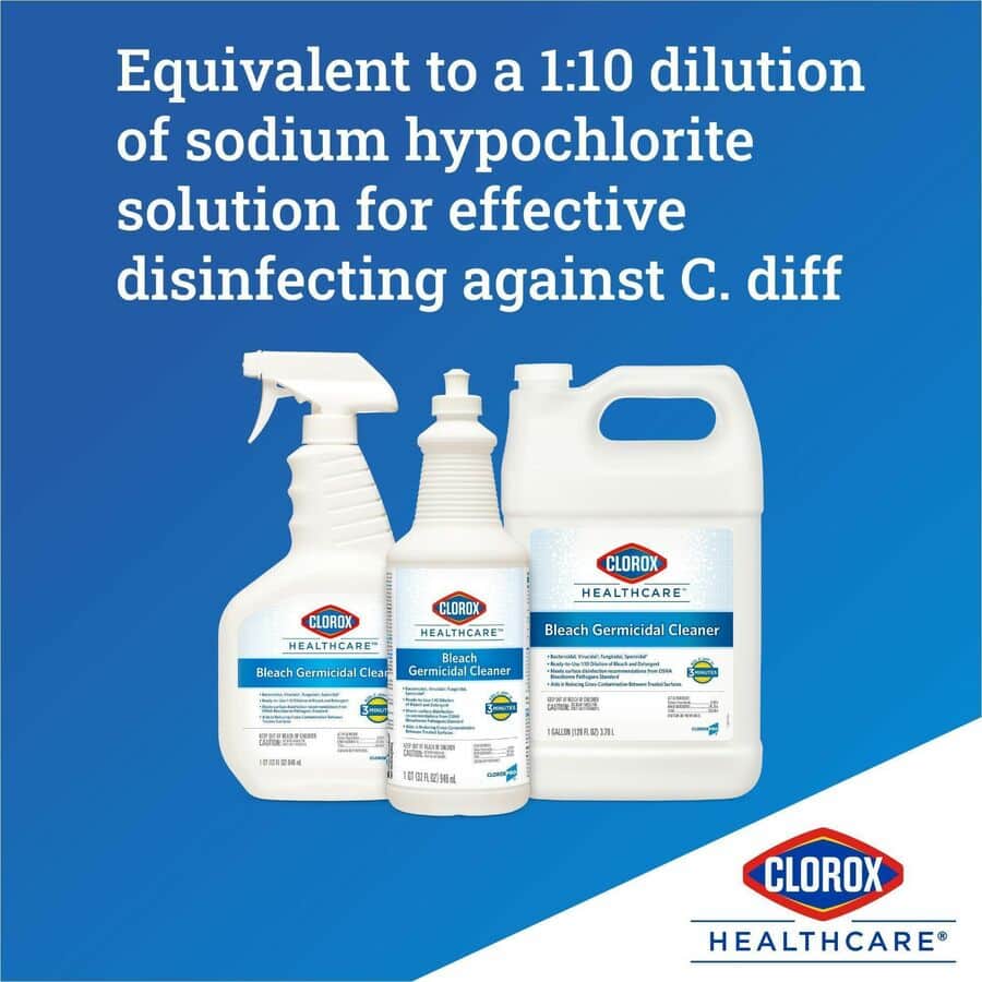 Healthcare Bleach Germicidal Cleaner Refill by Clorox® CLO68978CT