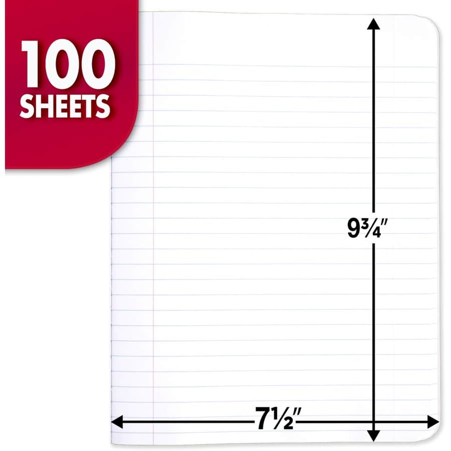 Wide Ruled Composition Notebook by Mead® MEA09910CT