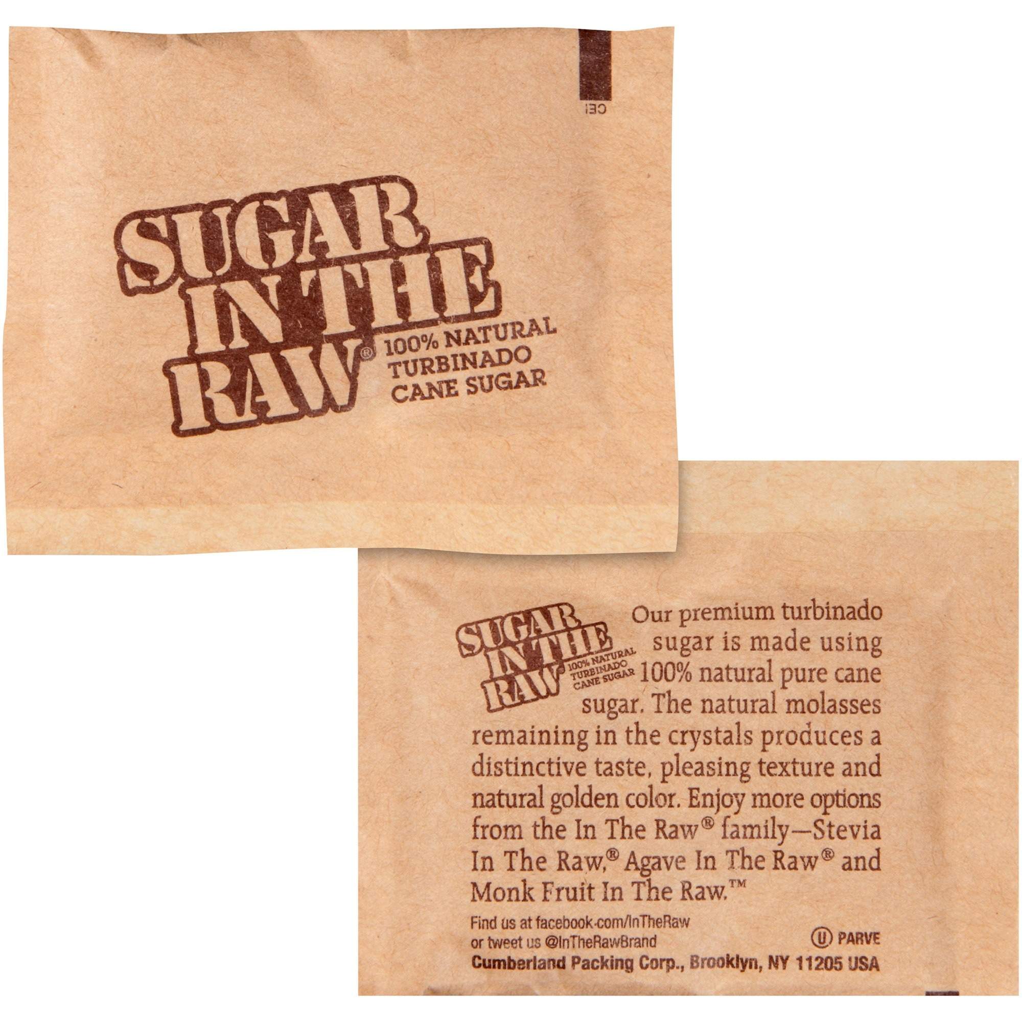 Natural Turbinado Cane Sugar Packets by Sugar In The Raw