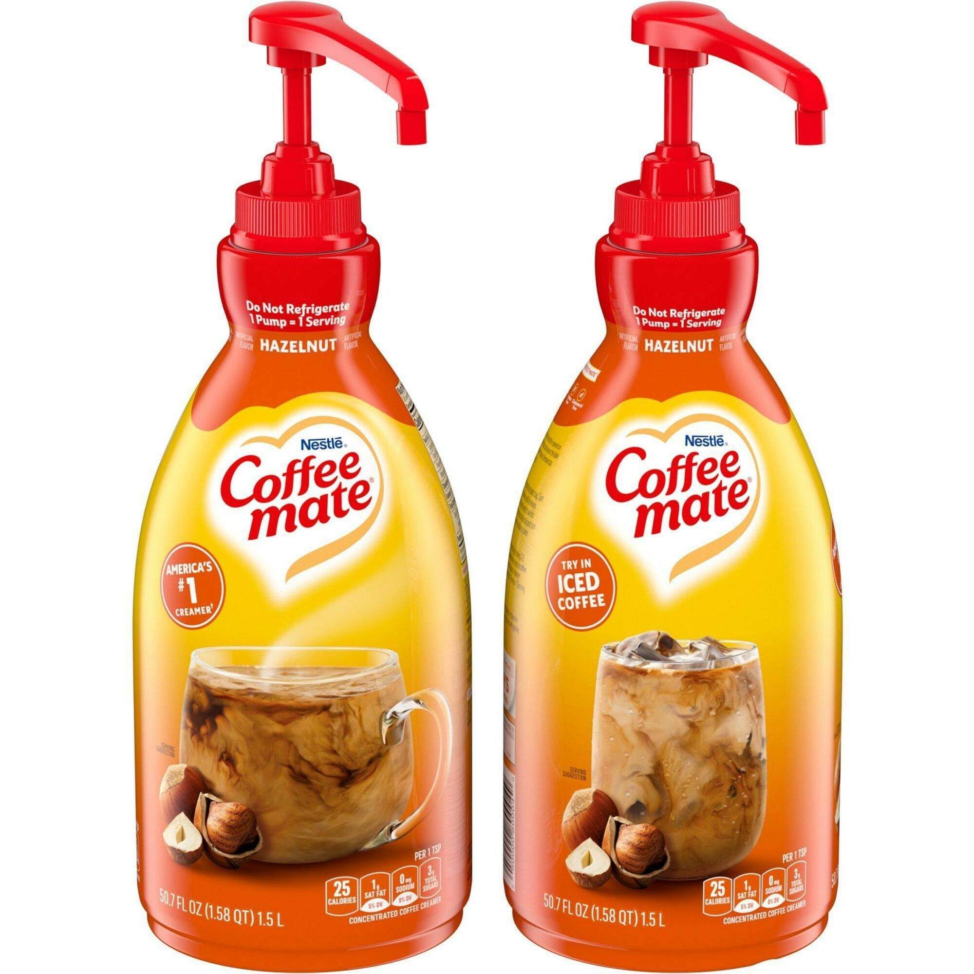 Hazelnut Liquid Concentrate Coffee Creamer - Pump Bottle by Coffee
