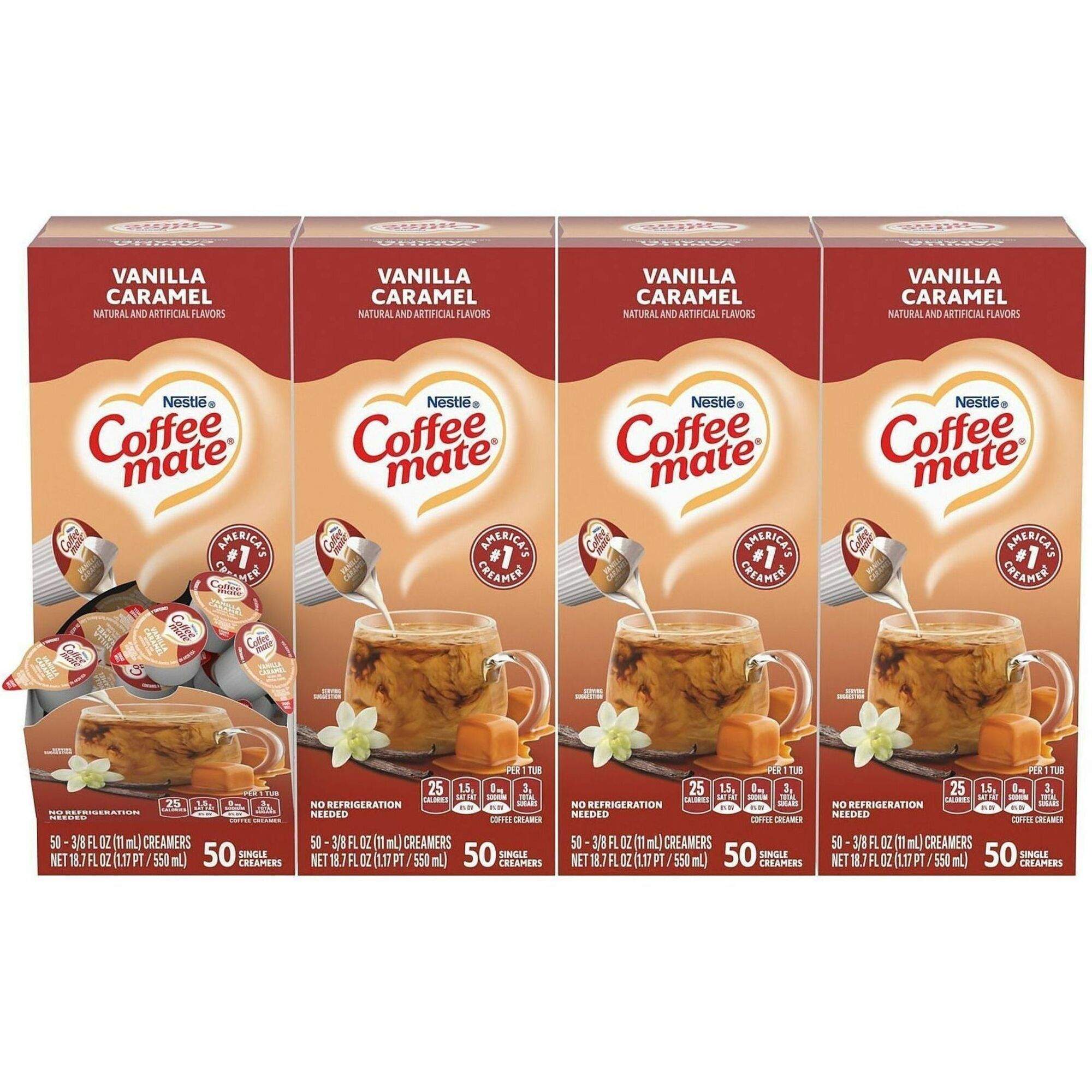 Italian Sweet Creme Nondairy Liquid Creamer Singles by Coffee mate