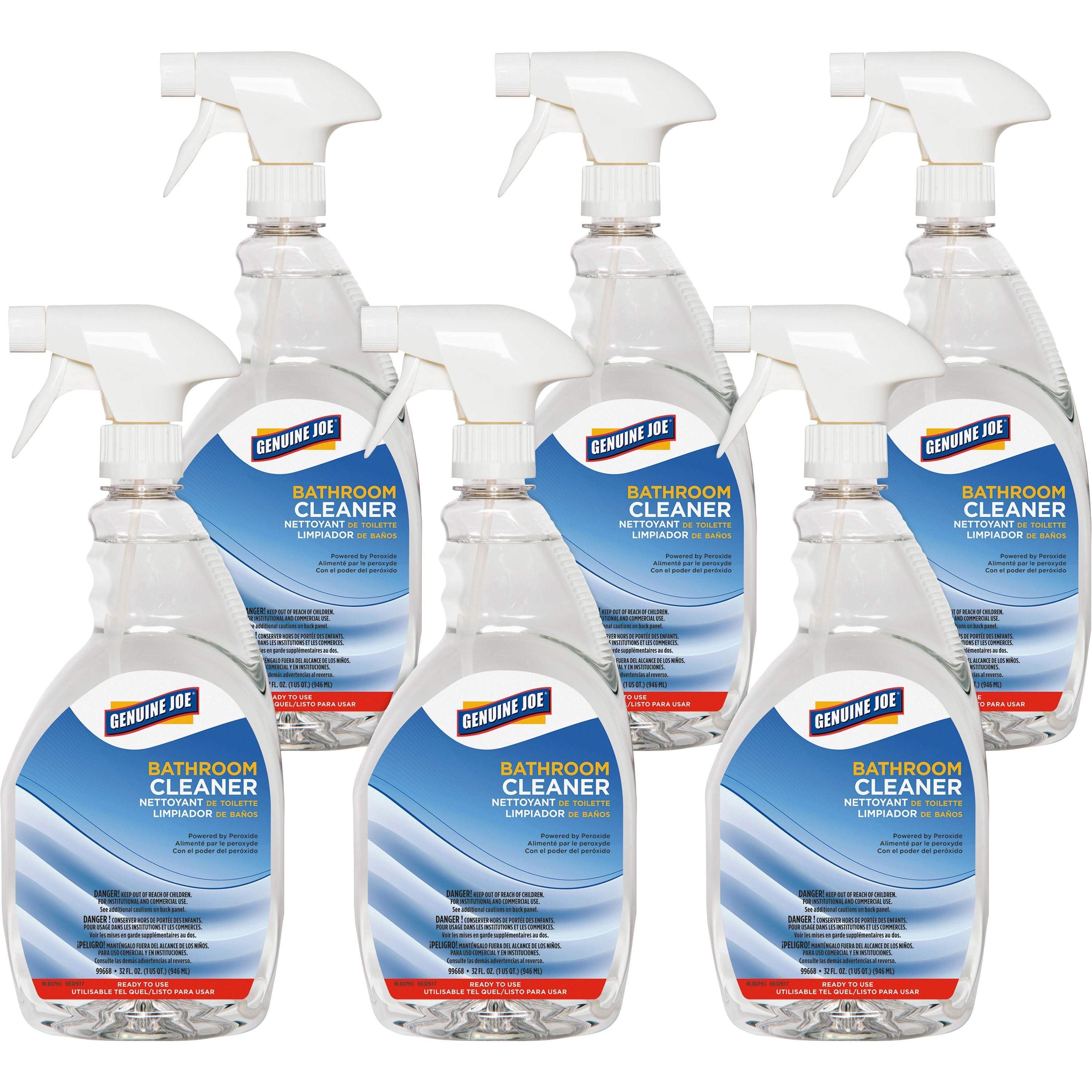 Peroxide-Powered Bathroom Cleaner by Genuine Joe GJO99668CT