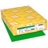 WAU22541 - Color Paper - Green, Letter, 8 1/2" x 11", 24 lb Basis Weight, Green Seal, Acid-free, Lignin-free, Heavyweight, Gamma Green, 500 Sheets, 1 Ream