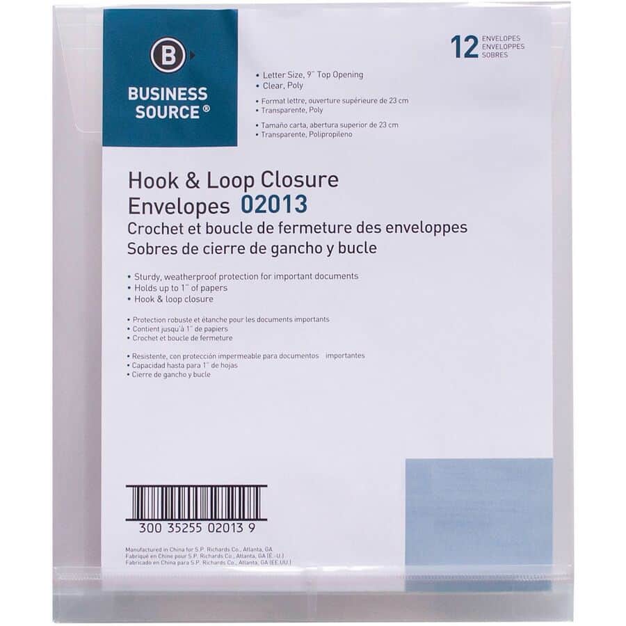 Letter File Pocket by Business Source BSN02013 | OnTimeSupplies.com