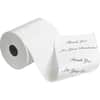 ICX90903216 - Thank You Message Thermal Paper Receipt, 3 1/8" x 230 ft, White, Gray, 8 ROLLS per PACK