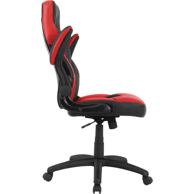 Lorell Bucket Seat High-back Gaming Chair - Red, Black Seat - Red, Black Back - 5-star Base - 28 Lorell Bucket Seat High-back Gaming Chair - Red, Black Seat - Red, Black Back - 5-star Base - 28