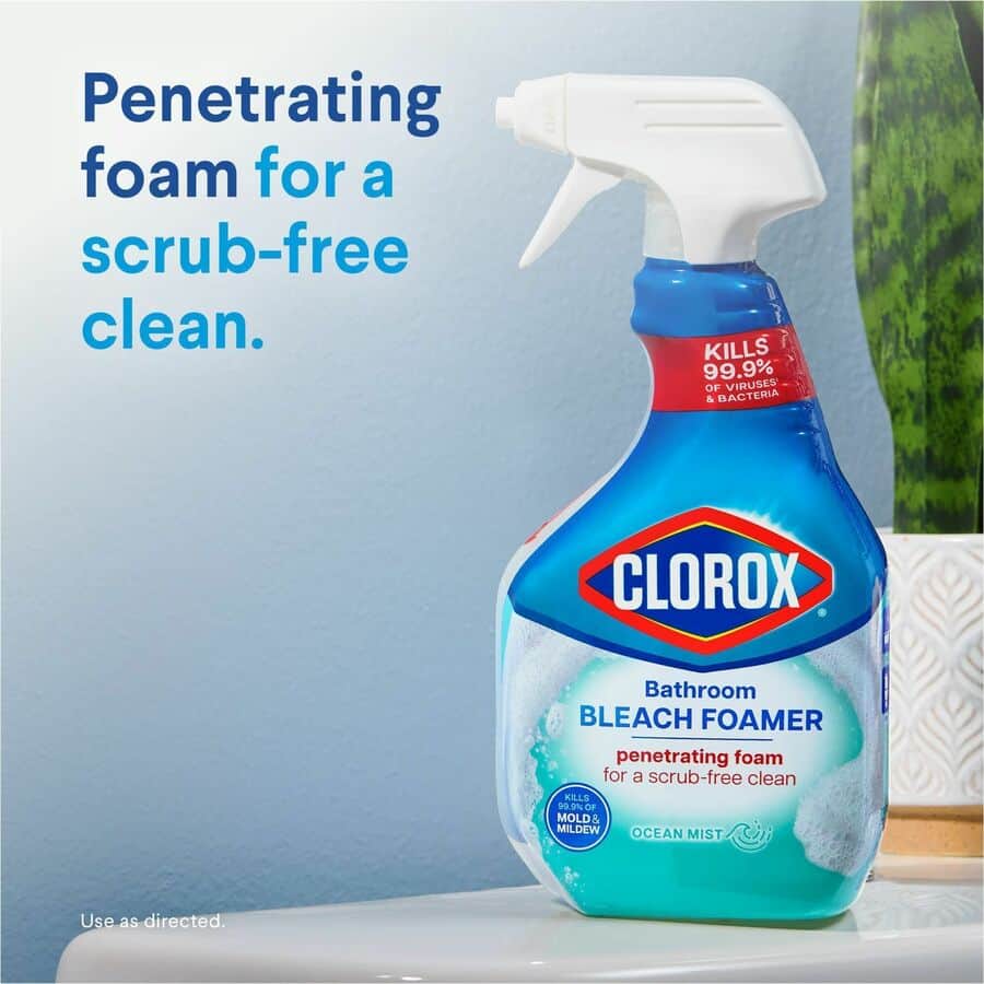 Clorox Disinfecting Bathroom Foamer With Bleach - Thumbnail 3