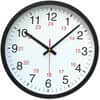 UNV10441 - Wall Clock, Black Finish, 1 Each