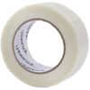 UNV30048 - 120# Utility Grade Filament Tape, 3" Core, 48 mm x 54.8 m, Clear, 59.93 yd Length x 1.89" Width x 4.3 mil Thickness, 3" Core, Clear, Synthetic Rubber, Plastic Backing, 1 Roll