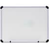 UNV43722 - Dry Erase Board, 24" (2 ft) Width x 18" (1.5 ft) Height, White Melamine Surface, Satin Aluminum Frame, 1 Each