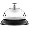 UNV10000 - Call Bell, 3.4" Diameter, Brushed Nickel, Nickel Plated Steel, Black, 1 Each