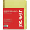 UNV20813 - Index Divider, 31 Printed Side Tab(s), Digit, 1-31, Letter, 8.50" Width x 11" Length, 3 Hole Punched, Buff Paper Divider, Clear Buff Paper Tab(s), 30% Recycled, Mylar Reinforced Edge, Laminated Tab