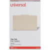UNV15122 - 1/3 Tab Cut Legal Recycled Top Tab File Folder, 8 1/2" x 14", 3/4" Expansion, Center Tab Position, 11 pt., Manila Paper, Brown, 10% Recycled, 100 / Box