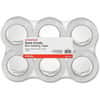 UNV73000 - Quiet Tape Box Sealing Tape, 3" Core, 1.88" x 109 yds, Clear, 6/Pack, 109 yd Length x 1.88" Width x 2 mil Thickness, 3" Core, Clear, Acrylic, Plastic Backing, 6 / Pack