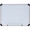 UNV43732 - Dry Erase Board, 24" (2 ft) Width x 18" (1.5 ft) Height, White Steel Surface, Satin Aluminum Frame, Magnetic, 1 Each