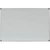 UNV43735 - Dry Erase Board, 72" (6 ft) Width x 48" (4 ft) Height, White Steel Surface, Satin Aluminum Frame, Magnetic, 1 Each