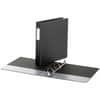 UNV20771 - Ring Binder, 1 1/2" Binder Capacity, Letter, 8 1/2" x 11" Sheet Size, 375 Sheet Capacity, 3 Ring, Fastener: Ring, Pocket: 2, Inside Front & Back, Polypropylene, Black, Non-stick, 1 Each
