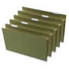 UNV14151 - 1/5 Tab Cut Legal Recycled Hanging Folder, 8 1/2" x 14", 1" Expansion, Assorted Tab Position, 11 pt., Stock, Standard Green, 10% Recycled, 25 / Box