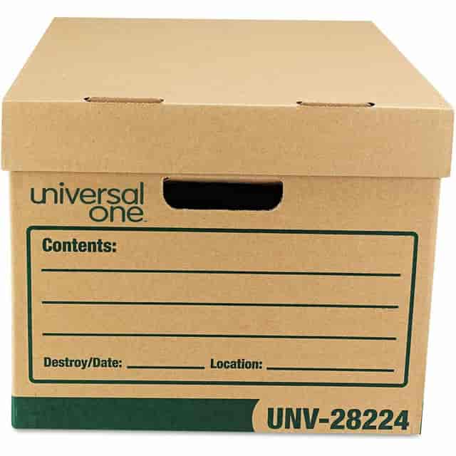 Contenitori Impilabili UNIVERSAL BOX B3 - 24 Pezzi, Dimensioni 150x240x125 Mm, In Plastica Resistente, Per Garage E Cantina