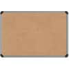 UNV43712 - Bulletin Board, 18" Board Height x 24" Board Width, Tan Cork Surface, Self-healing, Satin Aluminum Frame, 1 Each