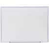 UNV44636 - Deluxe Melamine Dry Erase Board, 48" x 36" , White Surface, Satin Aluminum Frame, 48" (4 ft) Width x 36" (3 ft) Height, White Melamine Surface, Satin Aluminum Frame, 1 Each