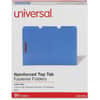 UNV13521 - 1/3 Tab Cut Letter Classification Folder, 8 1/2" x 11", 3/4" Expansion, 2 Fastener, 2" Fastener Capacity, Top Tab Location, Assorted Tab Position, Blue, 50 / Box