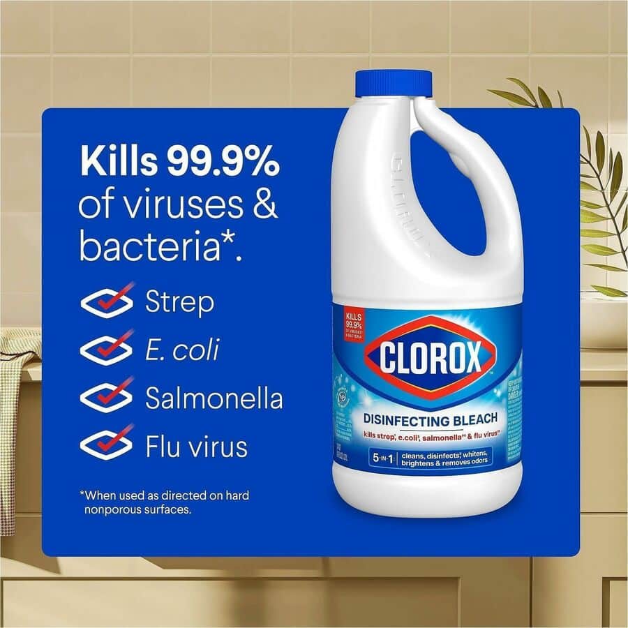 Disinfecting Bleach by Clorox® CLO32260CT | OnTimeSupplies.com